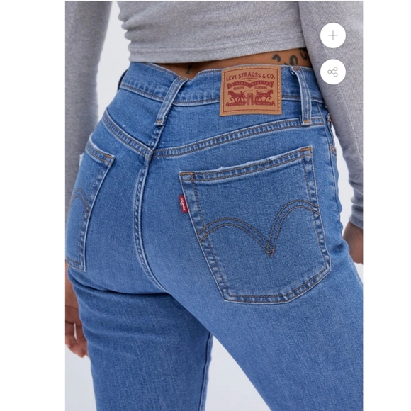 Levi's WEDGIE High Rise Skinny Jeans - Picture 4 of 10